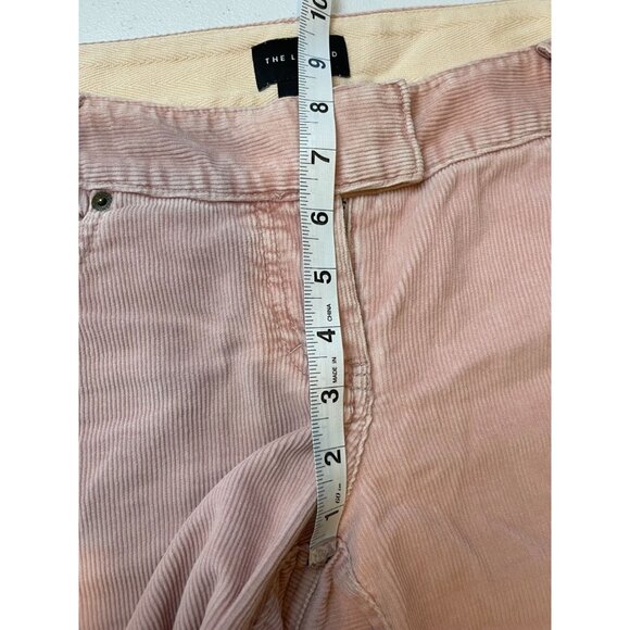 The Limited Womens Chino Pant Corduroy Straight Leg Mid Rise Cotton Pink Size 10 - Picture 4 of 9